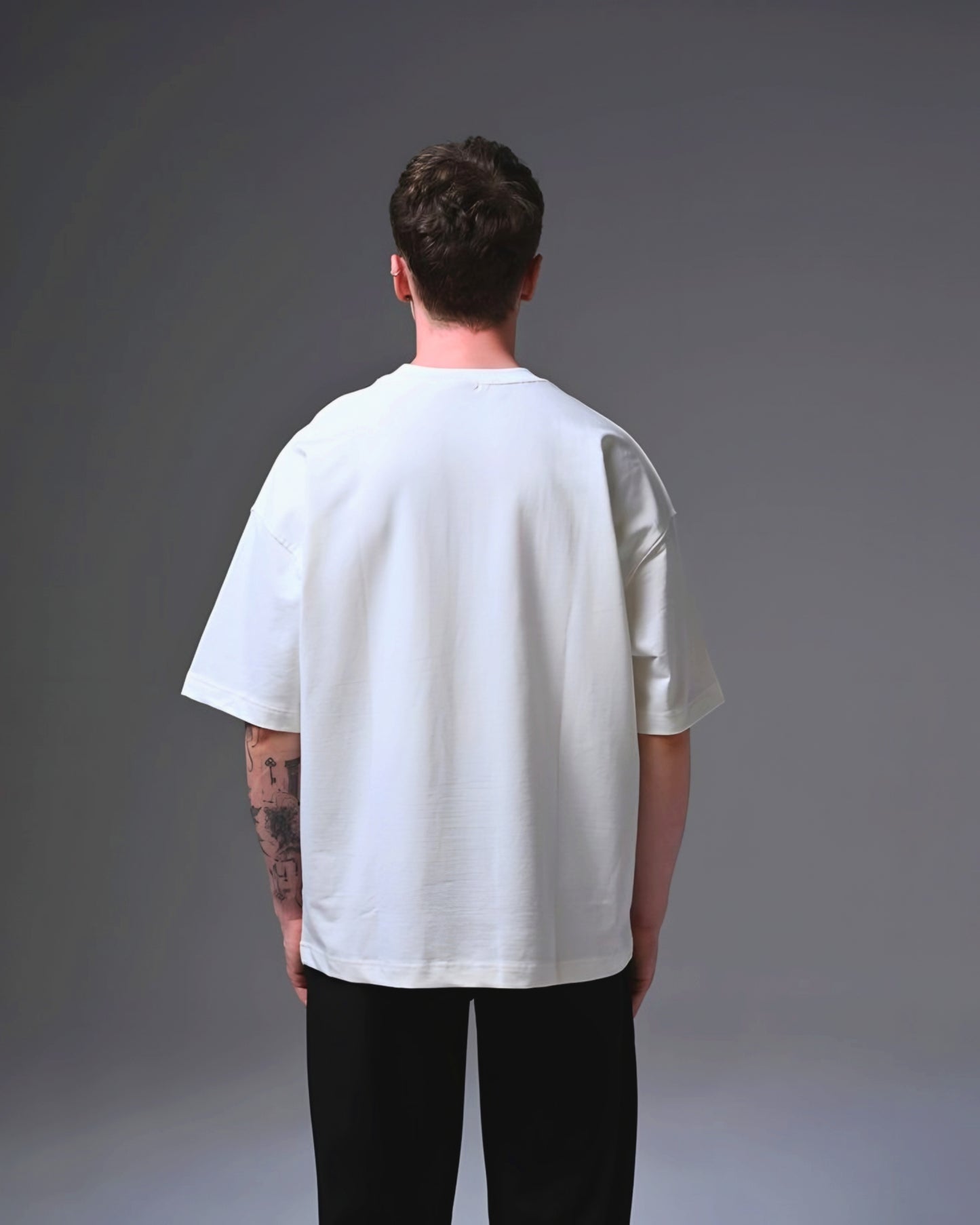 Premium Oversized plain white tee