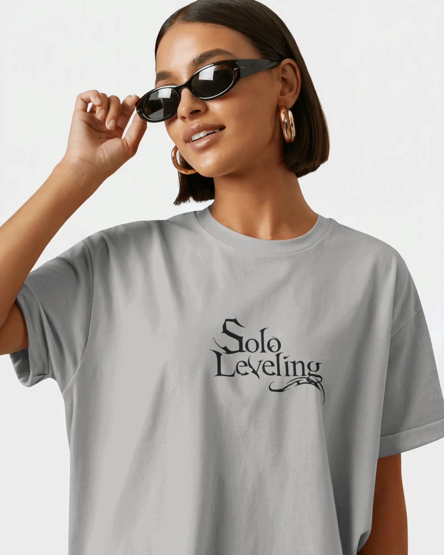 Solo Leveling Oversized Graphic Tee