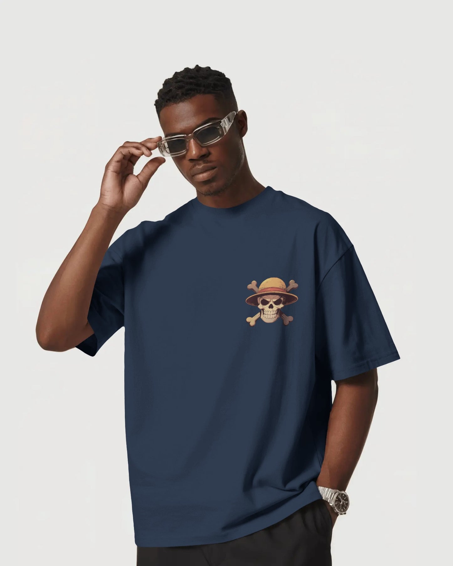 Zoro – King of Hell" Oversized Anime Tee | Front & Back Print