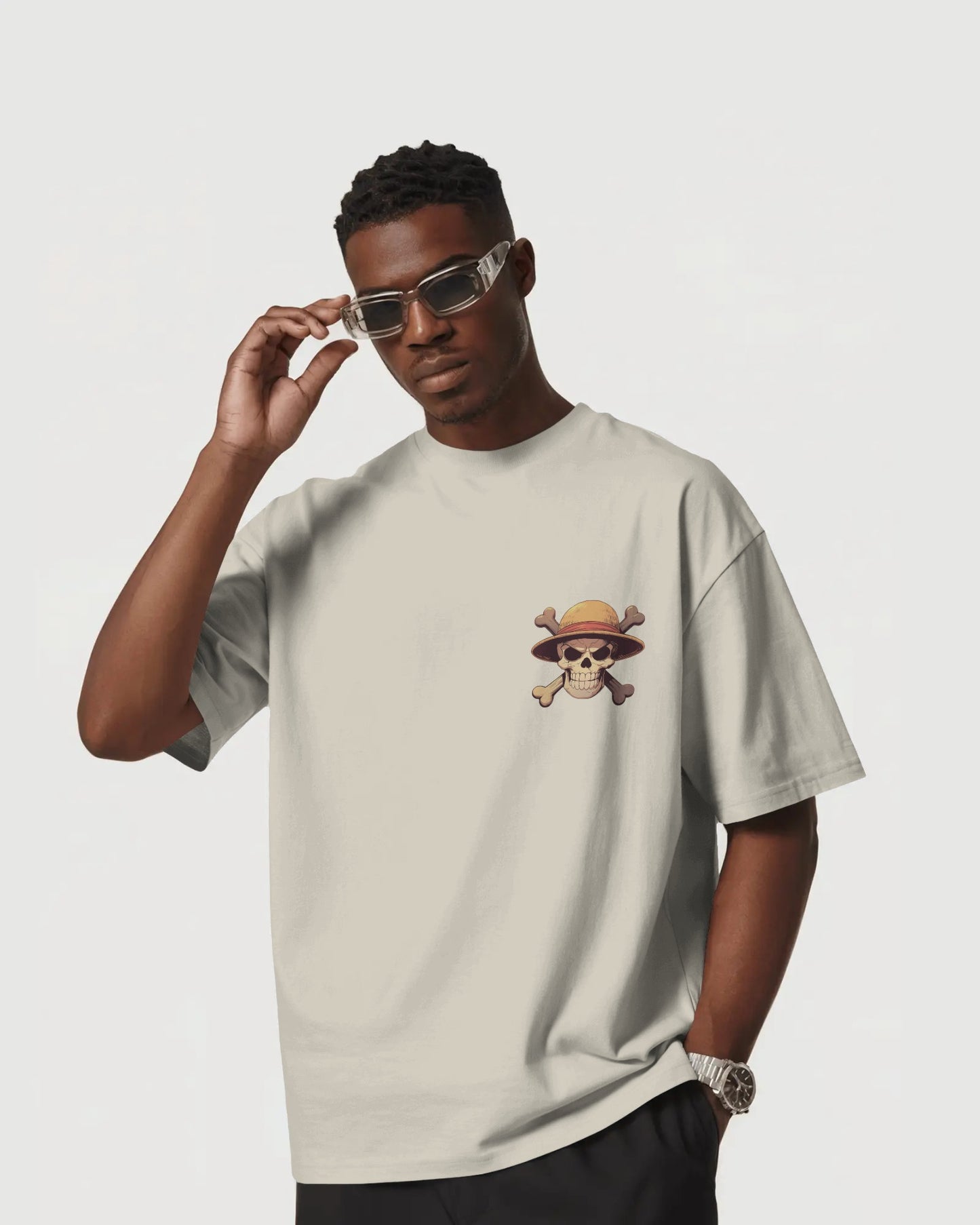 Zoro – King of Hell" Oversized Anime Tee | Front & Back Print