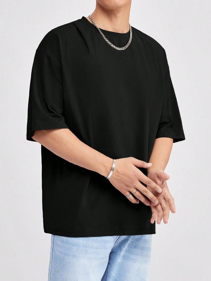 Premium 220 GSM Oversized Plain Tee