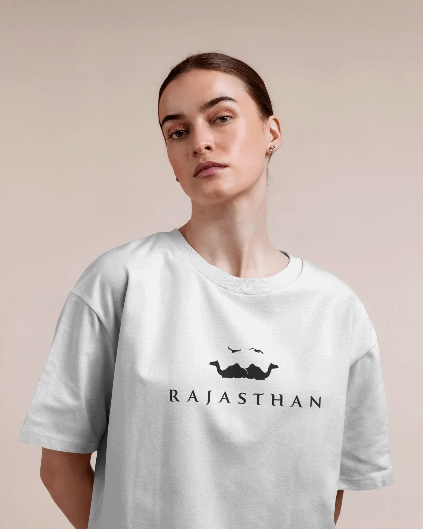 Rajasthan Oversized Graphic T-Shirt – Minimal Streetwear Tee