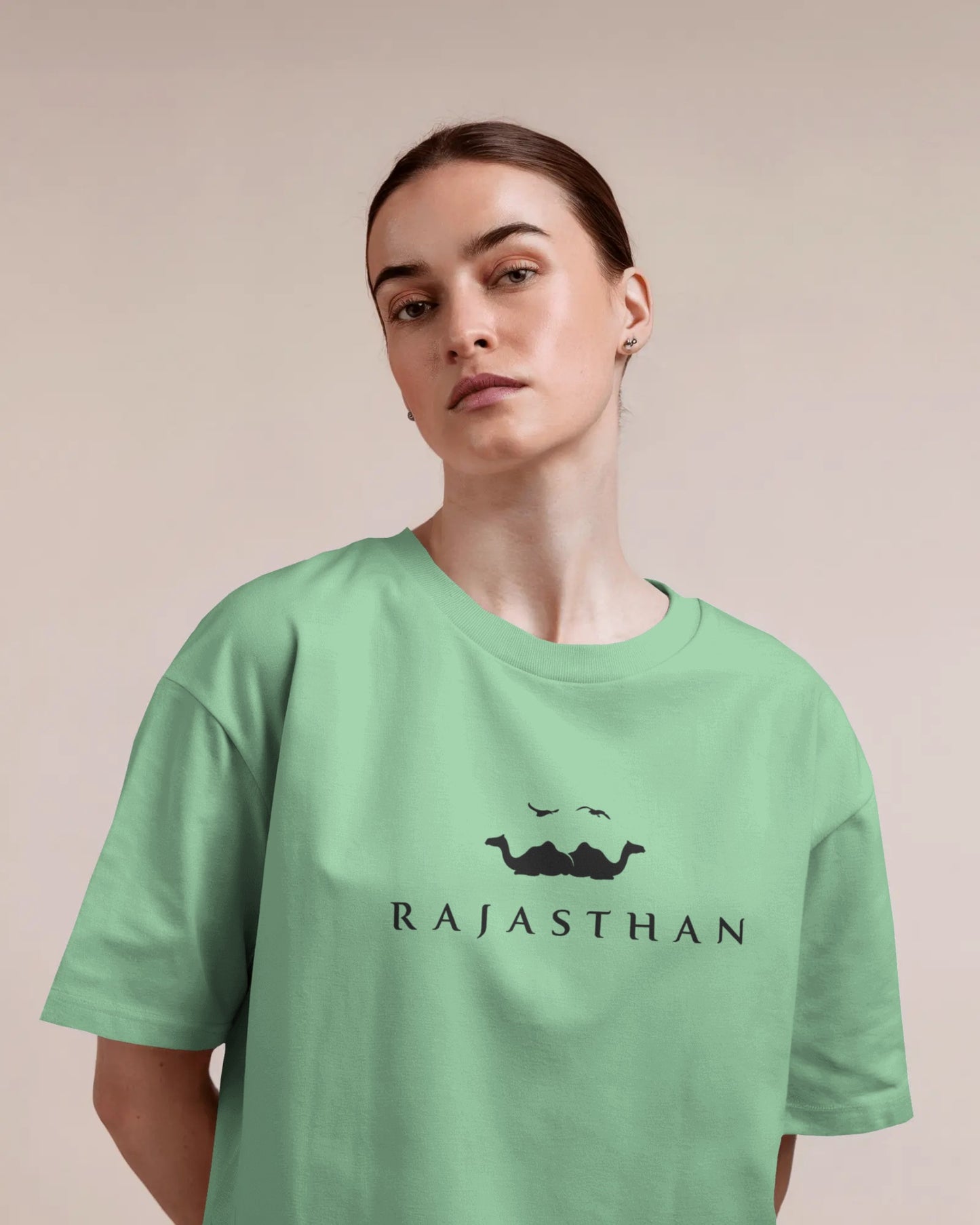 Rajasthan Oversized Graphic T-Shirt – Minimal Streetwear Tee