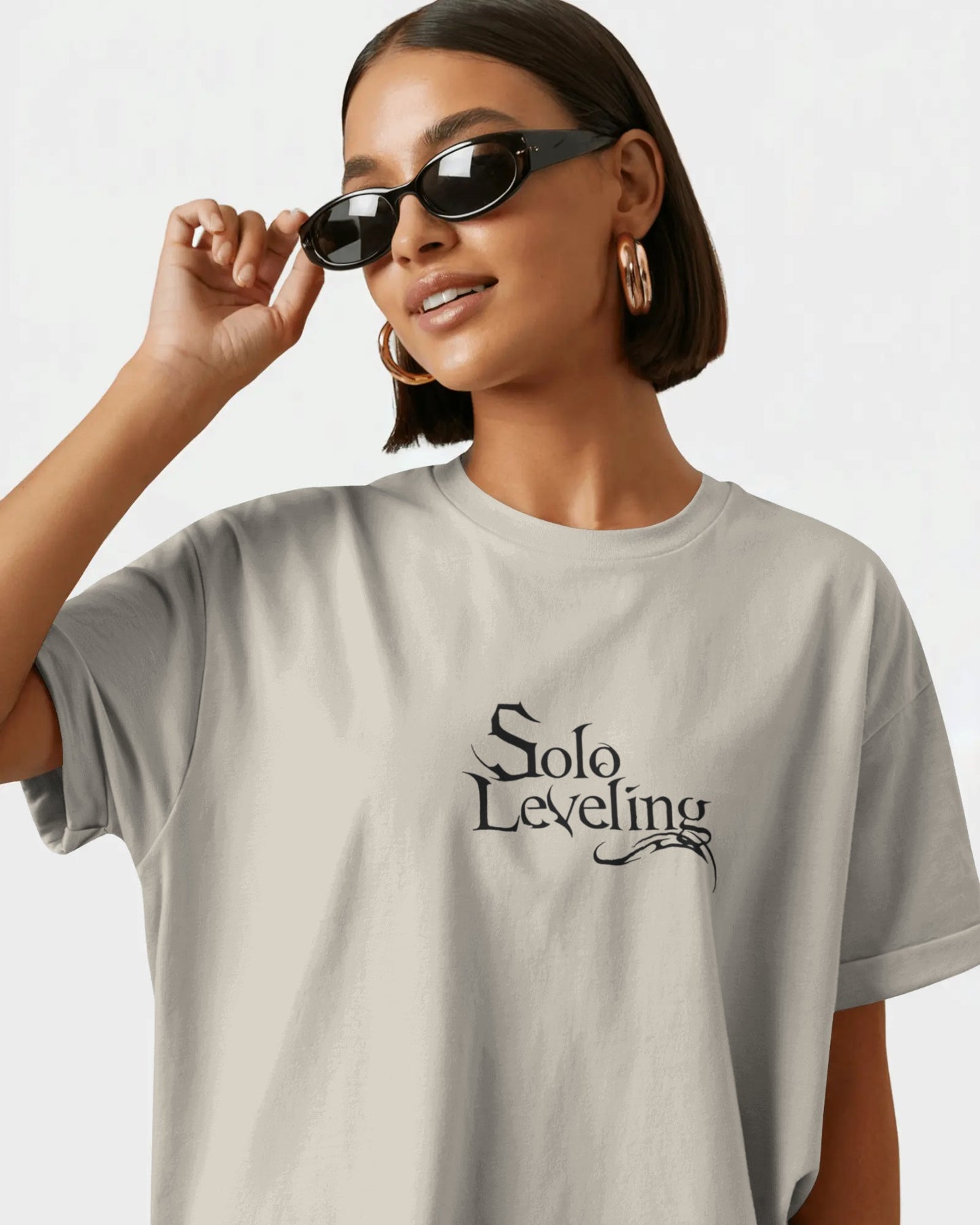 Solo Leveling Oversized Graphic Tee