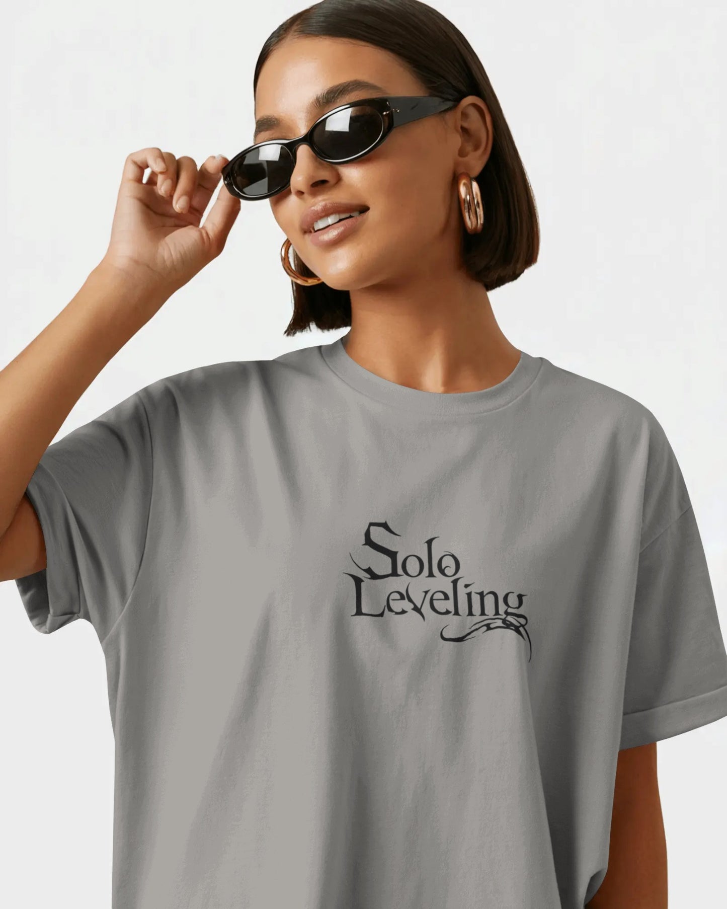 Solo Leveling Oversized Graphic Tee