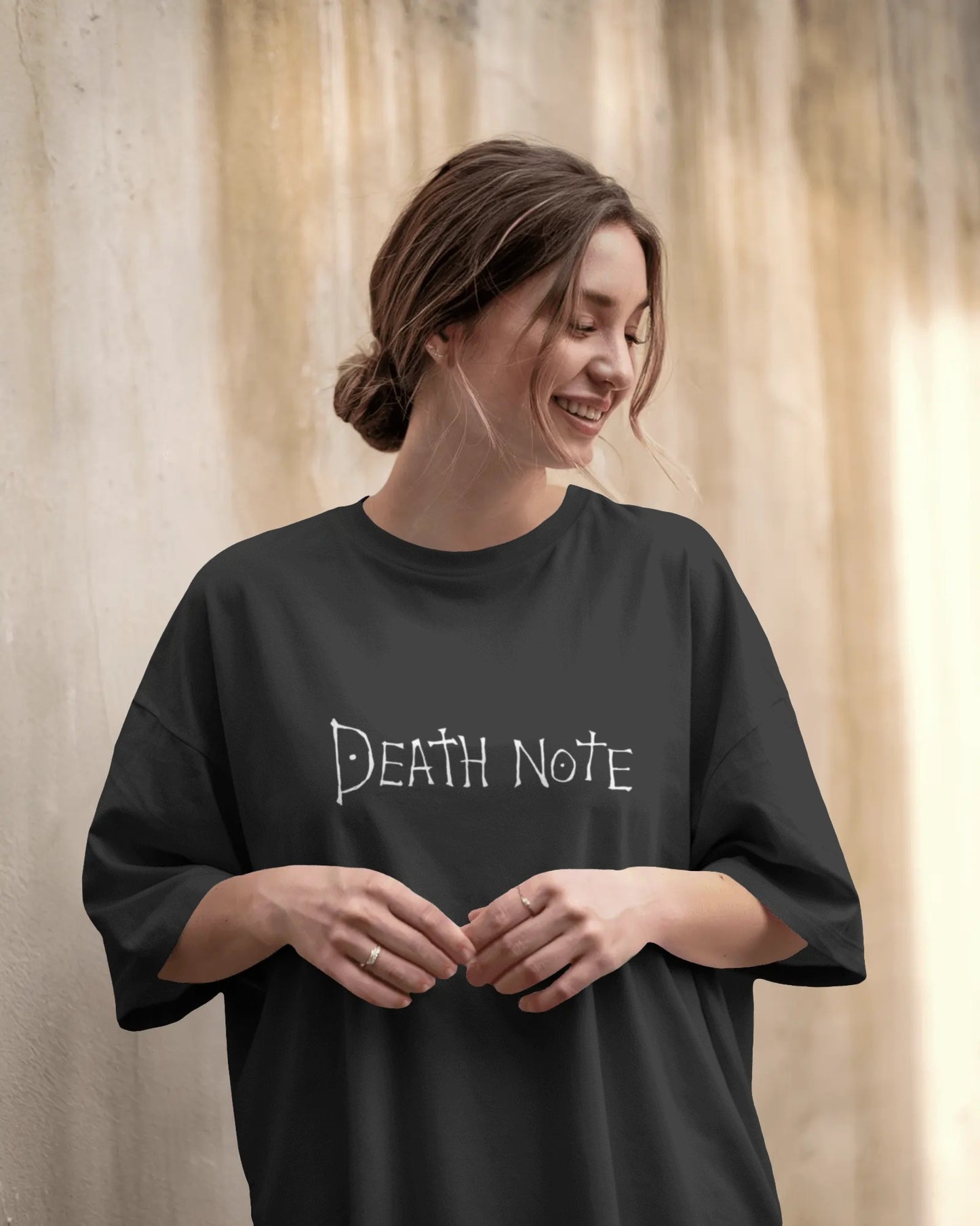 Death note front and back print Oversized t-shirt