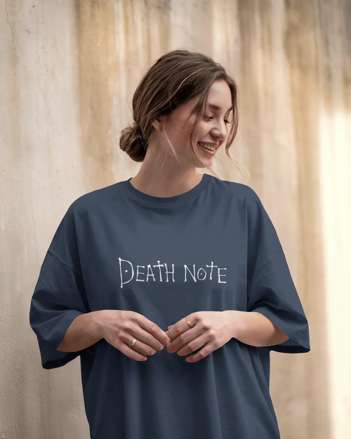 Death note front and back print Oversized t-shirt