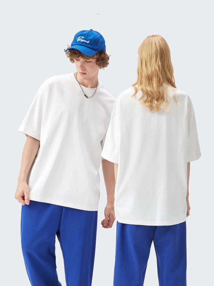 Premium Oversized plain white tee