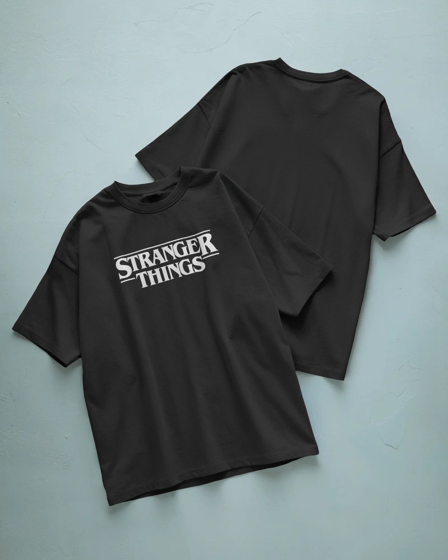 Unisex "Stranger Things" Oversized Round Neck T-Shirt