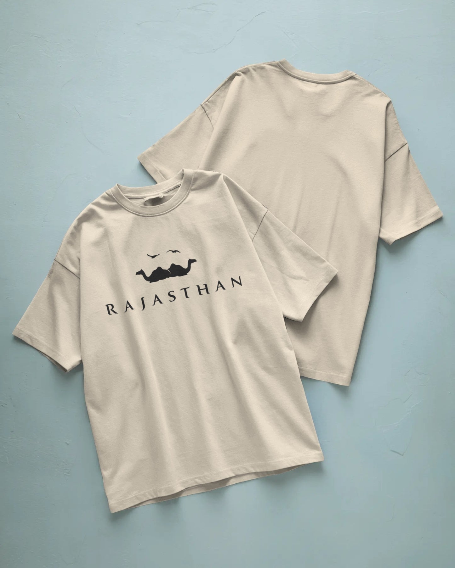 Rajasthan Oversized Graphic T-Shirt – Minimal Streetwear Tee
