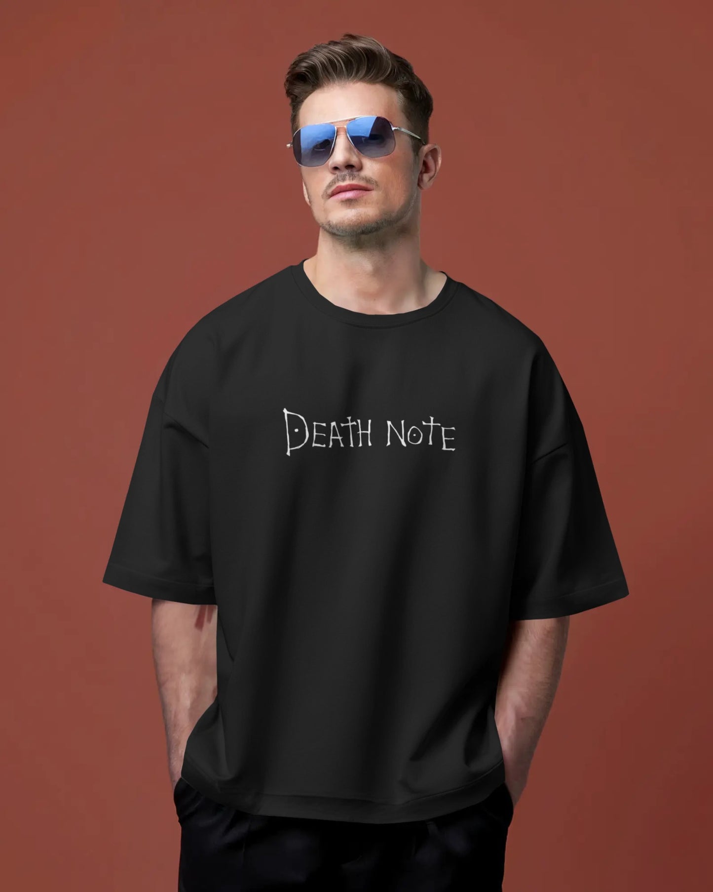 Death note front and back print Oversized t-shirt
