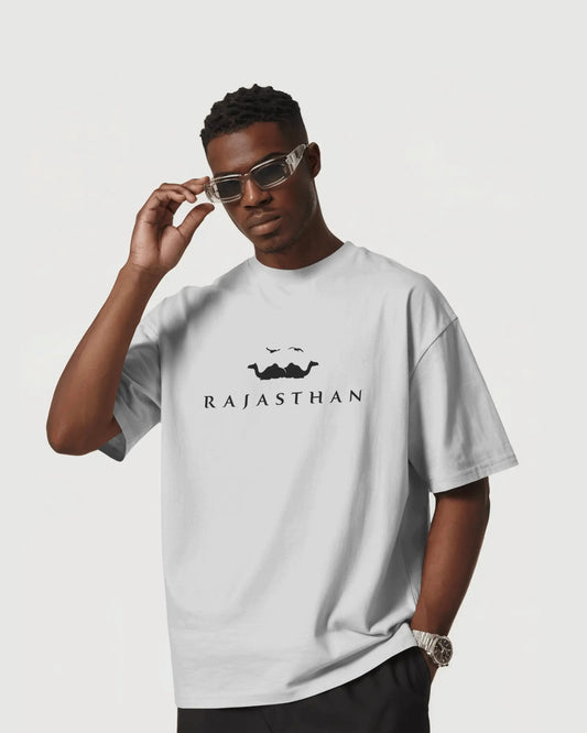 Rajasthan Oversized Graphic T-Shirt – Minimal Streetwear Tee